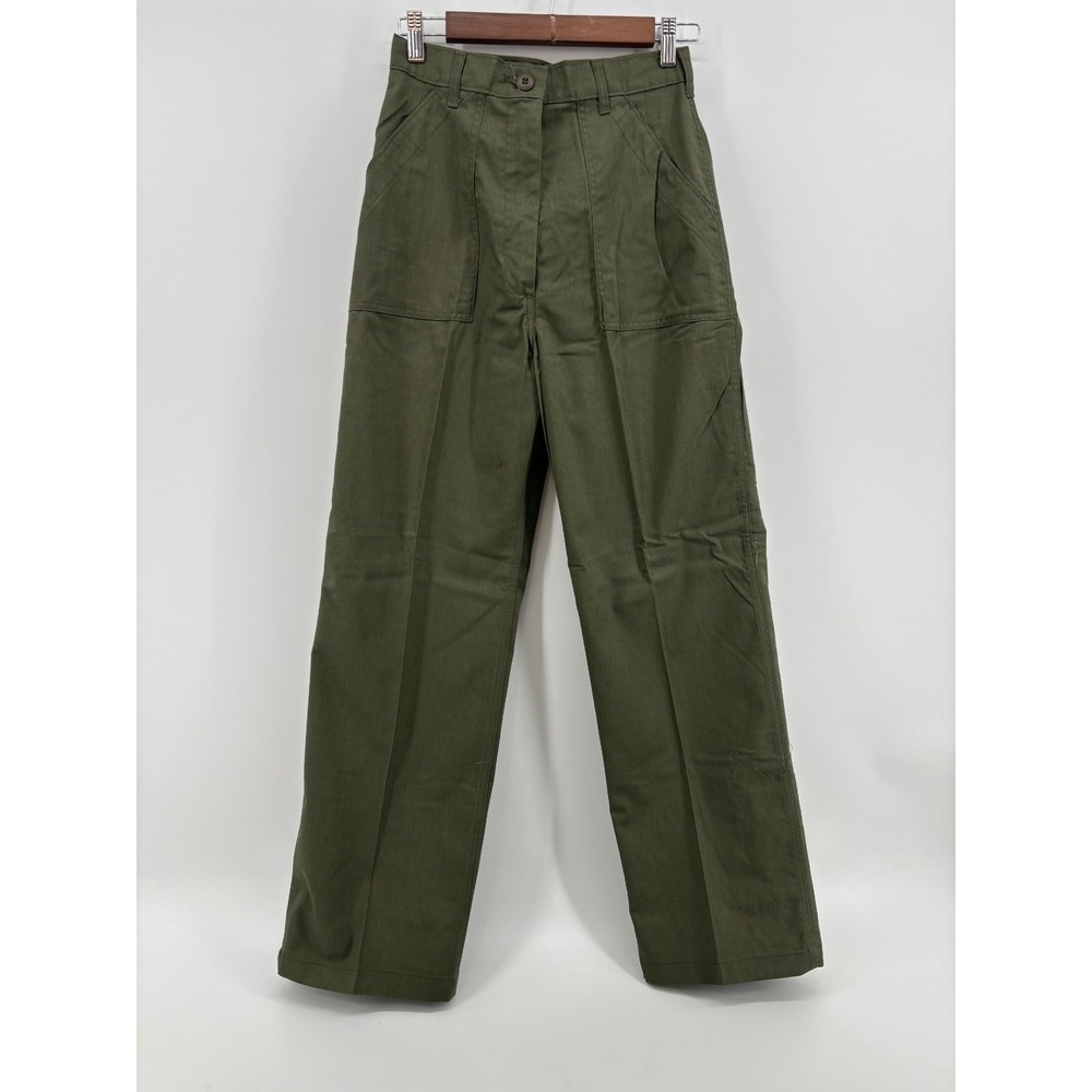 US Army OG-507 Utility Slacks Uniform Cargo Pants Womens‎ Olive Green 14R30 NWOT